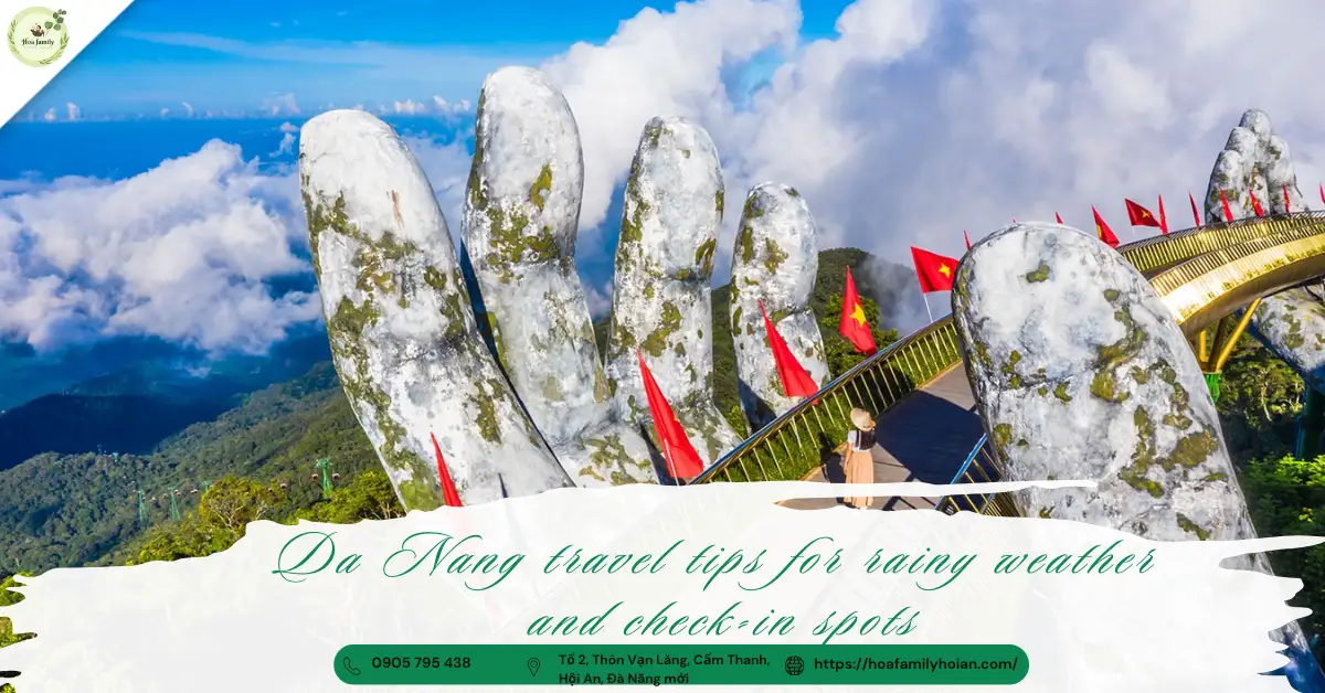Travel Experience in Da Nang in Rainy Weather and Check-in Locations. 